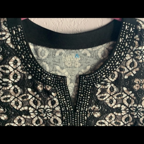 CROFT & BARROW BLOUSE (S) NWT - Picture 4 of 9